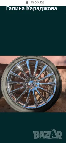 Mercedes Оригинални джанти 20” хромирани+гуми, снимка 12 - Автомобили и джипове - 49790565