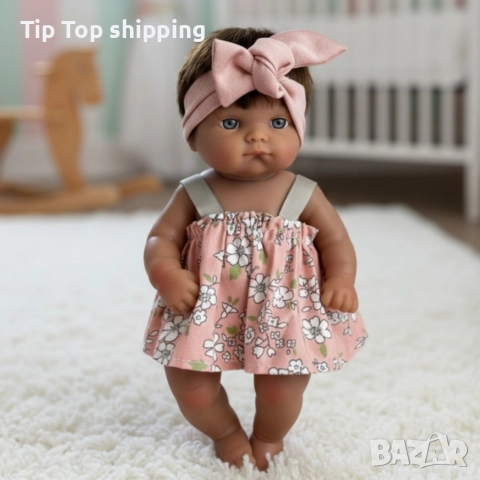 Бебе кукла 25 см с подвижни ръце и крака – идеален подарък за малките грижещи се сърца, снимка 2 - Кукли - 52830392