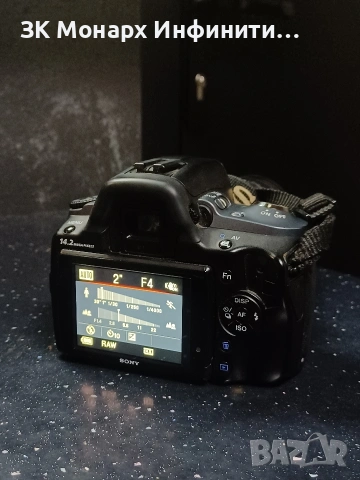 Фотоапарат Sony DSLR-A380, снимка 3 - Фотоапарати - 53640717