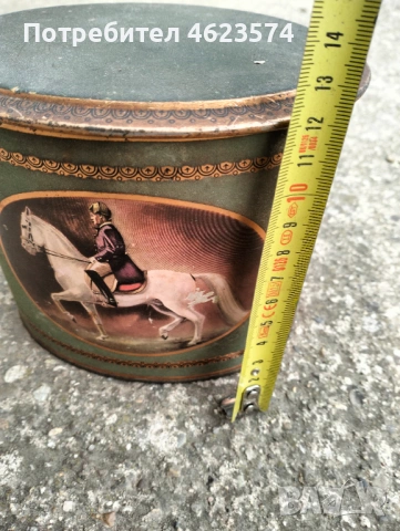 Стара метална кутия за кафе, снимка 4 - Антикварни и старинни предмети - 53858963