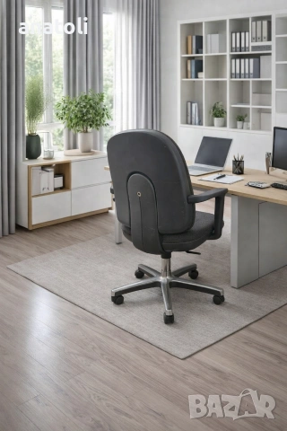 офис стол от Германия текстил кафяв , снимка 2 - Столове - 53368428