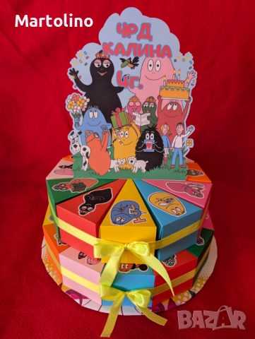 Картонена торта Стич, снимка 15 - Други - 52927496