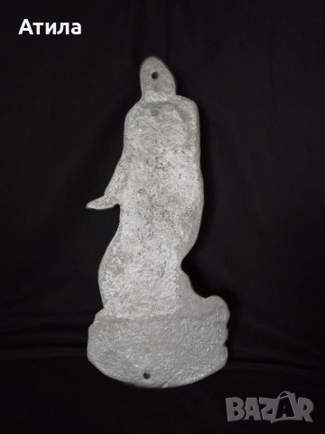 скулптура барелеф метал 29/ 12 см, снимка 5 - Декорация за дома - 52733239