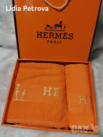 Hermes хавлии, снимка 1 - Хавлиени кърпи - 48377988