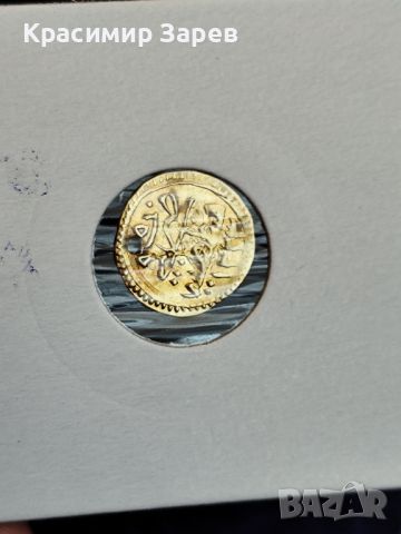 Златна монета, ZERI MAHBUB 1812 год . османска империя, султан Махмуд II, тегло 0.73 гр.,23 карата, снимка 2 - Нумизматика и бонистика - 45264435