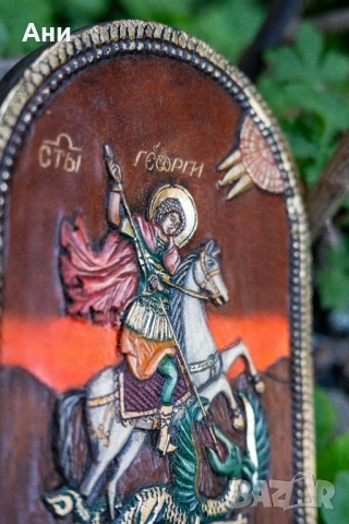 Икона Уникат Иисус Христос Св. Георги Йоан Николай Кашев, снимка 9 - Икони - 51027221