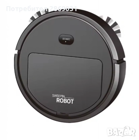 Интелигентна прахосмукачка робот 3в1 две четки и моп за почистване на домакинство, снимка 3 - Прахосмукачки - 54162007