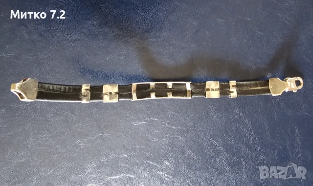 сребърна гривна - 23, снимка 3 - Гривни - 51216806