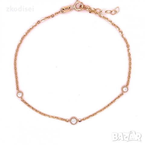 Златна дамска гривна 1,38гр. 19,0см. 14кр. проба:585 модел:33726-4