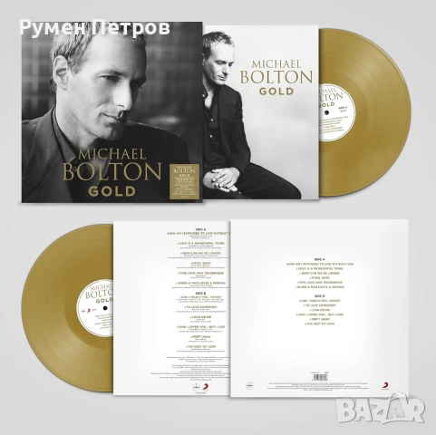 THE BEST OF MICHAEL BOLTON - GOLD - GOLD VINYL, снимка 2 - Грамофонни плочи - 53417379