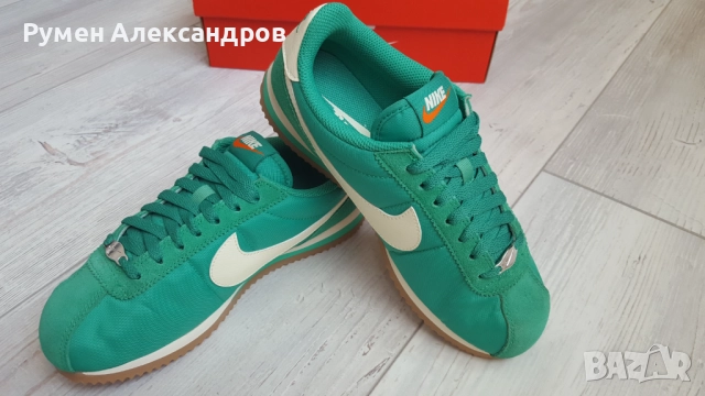 Нови зелени дамски маратонки Nike Cortez размер 39, снимка 9 - Маратонки - 51896743
