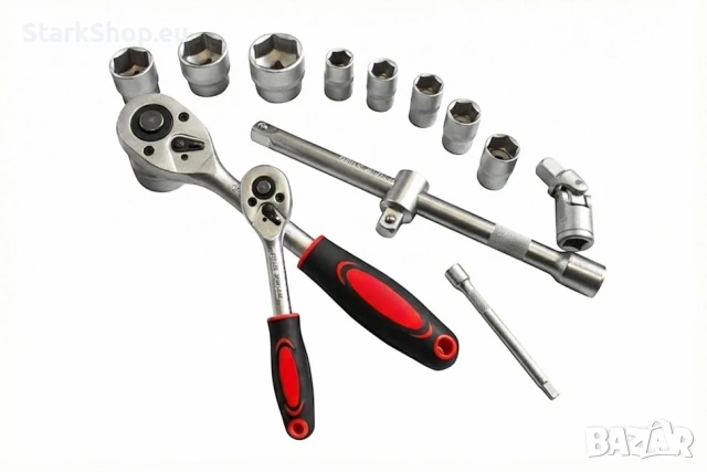 Професионален комплект Гедоре 303 части 1/2" 1/4" STAHLMAYER в куфар инструменти, снимка 3 - Други инструменти - 53866845