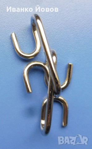 10 броя 3D метални пъзели + подарък кутия – Образователно, Забавно,  Предизвикателно за IQ, снимка 11 - Пъзели - 53523525