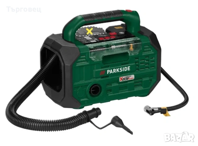 Aкумулаторен компресор и въздушна помпа 20V Парксайд /Parkside PKA 20 Li B2