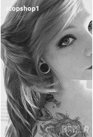 ОБЕЦИ Хирургическа неръждаема стомана 316L + черен кубичен цирконий AAA, снимка 2 - Обеци - 53871931