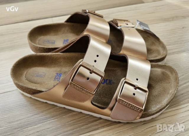 Дамски чехли Birkenstock Arizona - 38, снимка 3 - Чехли - 51391956