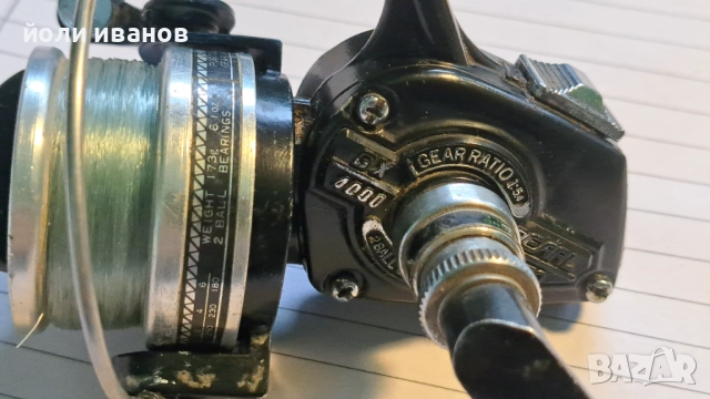 PEARL AUTO GX 4000-малка японска макара метална-ретро, снимка 11 - Макари - 52913861