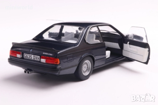 BMW 635 CSI E24 1984 - мащаб 1:18 на Solido моделът е нов в кутия, снимка 8 - Колекции - 52152949