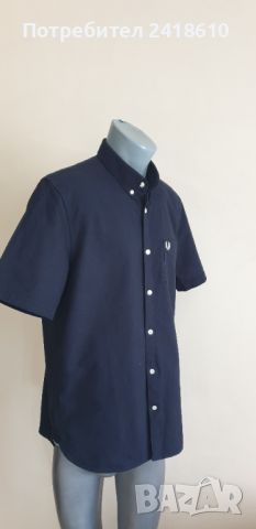 Fred Perry Cotton Slim Fit Mens Size L НОВО! ОРИГИНАЛ! Мъжка Риза!, снимка 3 - Ризи - 46811185