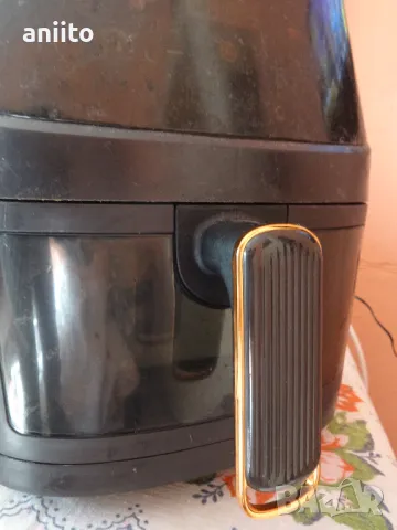  черен Air Fryer за пържене без мазнини или с малко мазнина-Варна, снимка 4 - Съдове за готвене - 47310195