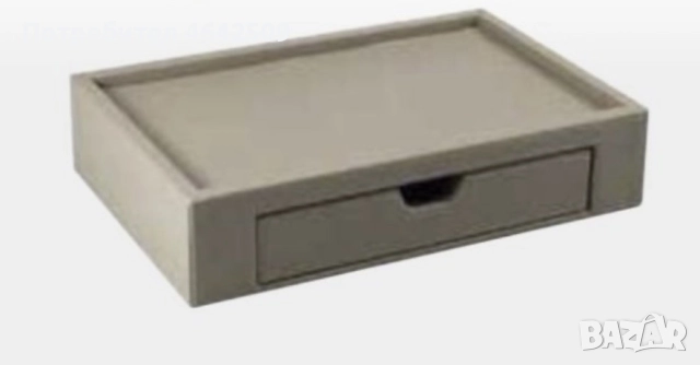 Welcome Tray Кожена Поставка за Чай/ Кафе с чекмедже, снимка 2 - Други - 52364132