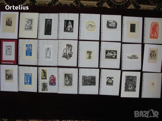 Колекция 100 Графика Гравюра Екслибрис Еротичен , снимка 3 - Антикварни и старинни предмети - 46127576