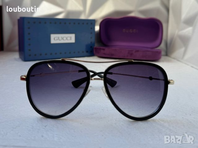 -45 % Gucci разпродажба дамски слънчеви очила авиатор ликвидация, снимка 2 - Слънчеви и диоптрични очила - 45200258
