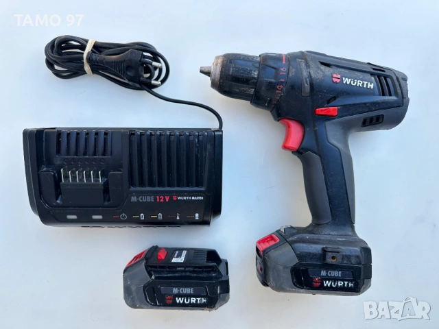 Wurth ABS 12 COMPACT M-Cube - Акумулаторен винтоверт 2x12V 3.0Ah