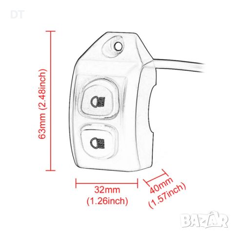 Бутони за халогенни ,led светлини на BMW F750 f850 R1200 gs, снимка 6 - Аксесоари и консумативи - 45296543