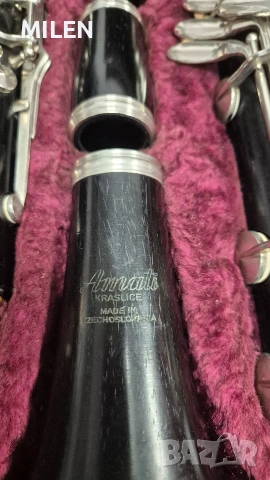 Кларинет Амати KRASLICE Чехословакия пълен биьом., снимка 2 - Духови инструменти - 53801386