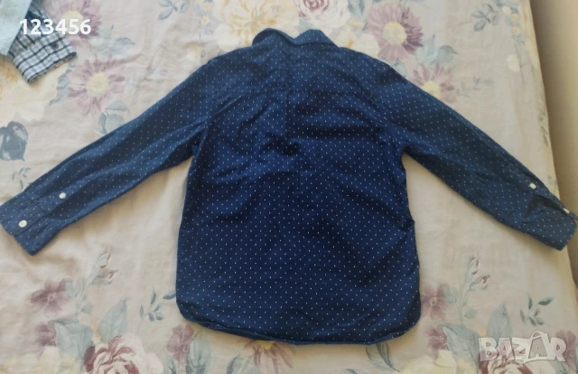 Памучни ризи за момчета 116 и 122 размер , снимка 2 - Детски ризи - 50593100