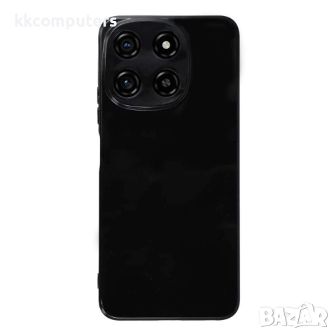 Калъф с протектор за Blackview Color 6– мек TPU удароустойчив калъф, прозрачен или черен, снимка 3 - Резервни части за телефони - 52477640