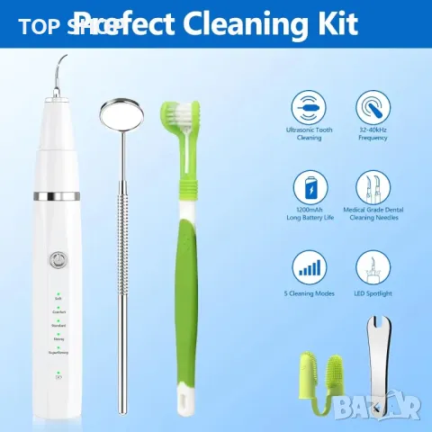 Ni-SHEN комплект за почистване на кучешки зъби, за кучета и котки (бял), снимка 6 - За птици - 49971278