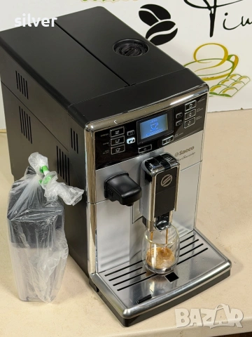 Кафемашина кафе автомат Saeco PicoBarista с гаранция, снимка 5 - Кафемашини - 53690835