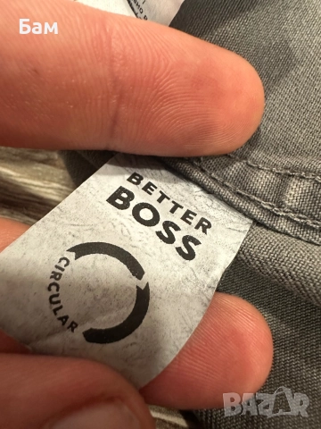 Мъжко!Boss Locky1 Overshirt размер М , снимка 7 - Ризи - 52617195