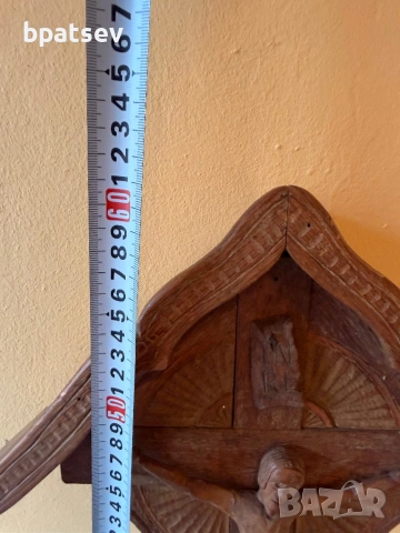 старо дървено разпятие, снимка 8 - Антикварни и старинни предмети - 54100410