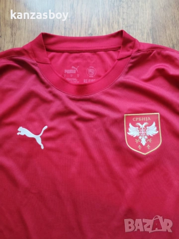 PUMA Serbia 2024 - мъжка футболна тениска КАТО НОВА С , снимка 2 - Тениски - 53839642