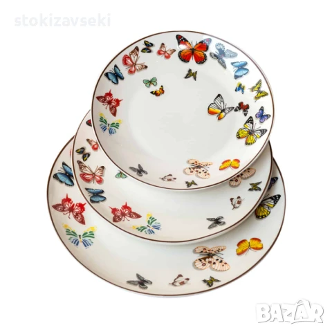 Чиния с пеперуди, 3 размера, снимка 1