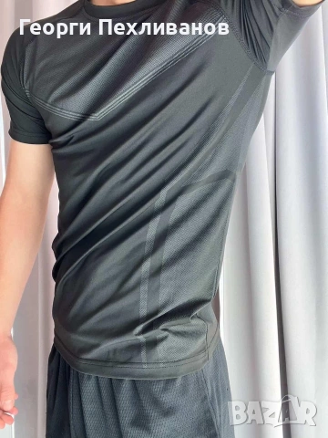 Фитнес тениска плюс лого по избор, снимка 3 - Тениски - 54139001