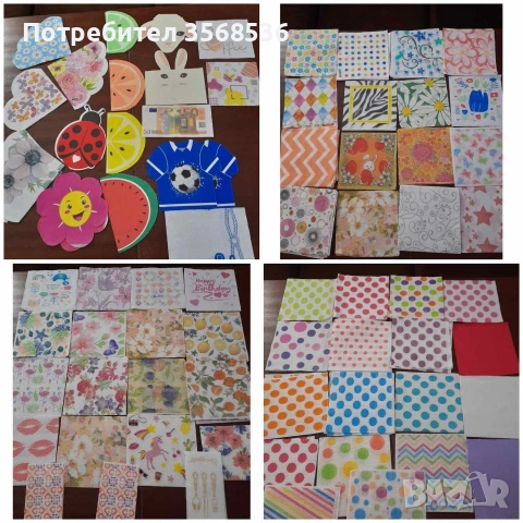 Салфетки за декупаж и обикновени, снимка 3 - Други - 54050414