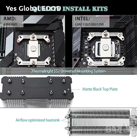 Thermalright Assassin X 120R SE V2 CPU охладител 120 мм, снимка 4 - Други инструменти - 53255081