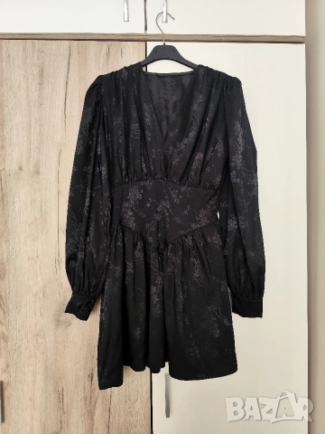 Жакардова рокля Хс-С размер , снимка 4 - Рокли - 53615607