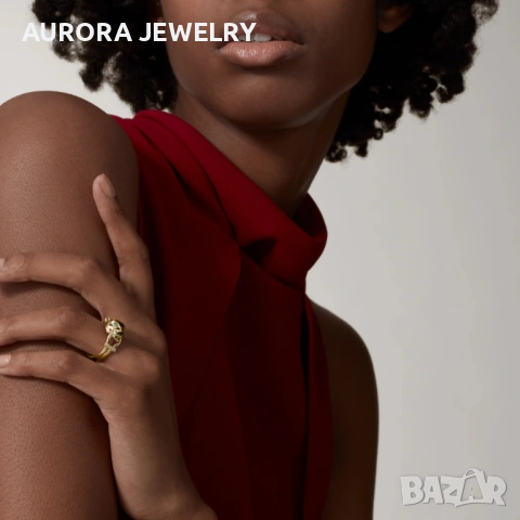 CARTIER Panthere de Cartier White Gold Black 5 Diamonds Пръстен, снимка 10 - Пръстени - 53238975