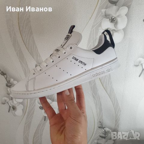 маратонки adidas Stan Smith 'White Black' номер 41,5-42, снимка 13 - Маратонки - 45734522