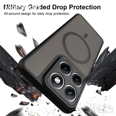 Магнитен Калъф за Motorola Edge 70 Fusion 5G / Fusion+ 5G - PC+TPU, Анти-drop, Подсилени ръбове, 4 ц, снимка 7 - Калъфи, кейсове - 54111894