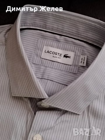 Мъжка риза Lacoste , снимка 4 - Ризи - 50349969