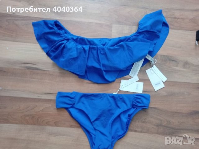 -50% Trina Turk  XS/S луксозен бански  с паднало рамо, снимка 1 - Бански костюми - 46734802