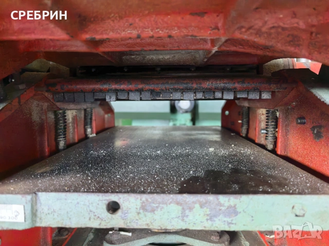 Абрихт щрайхмус с бор апарат и циркуляр на 320 мм производство Доспат , снимка 7 - Други машини и части - 54303363
