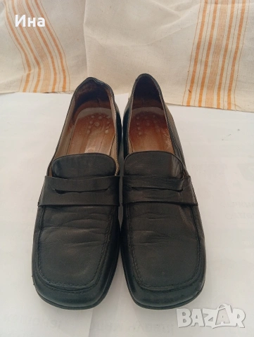 Черни обувки естествена кожа, снимка 2 - Дамски ежедневни обувки - 53705791