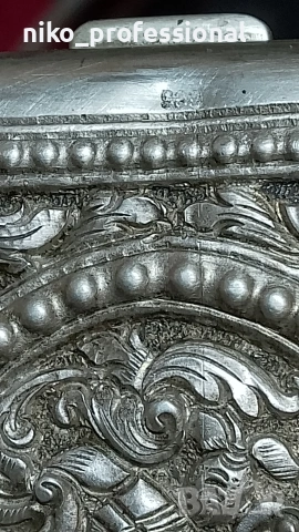 Сребърна табакера с индийски мотиви , снимка 11 - Други ценни предмети - 53456012